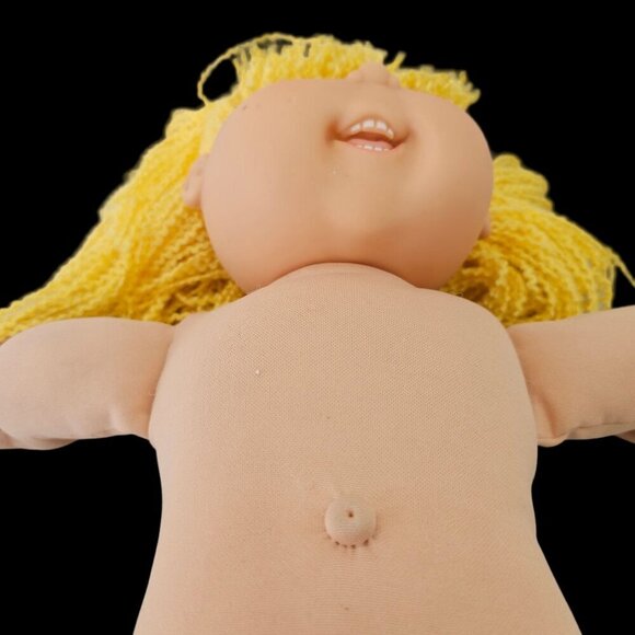 Cabbage Patch Kid Doll VTG Xavier Roberts Signed 18" Blond Hair Blue Eyed Girl - Picture 8 of 15